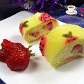 【家常菜】草莓彩绘蛋糕卷