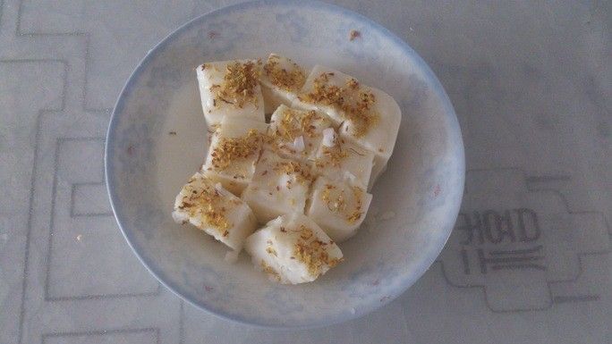 [家常菜]蜂蜜牛奶桂花糕